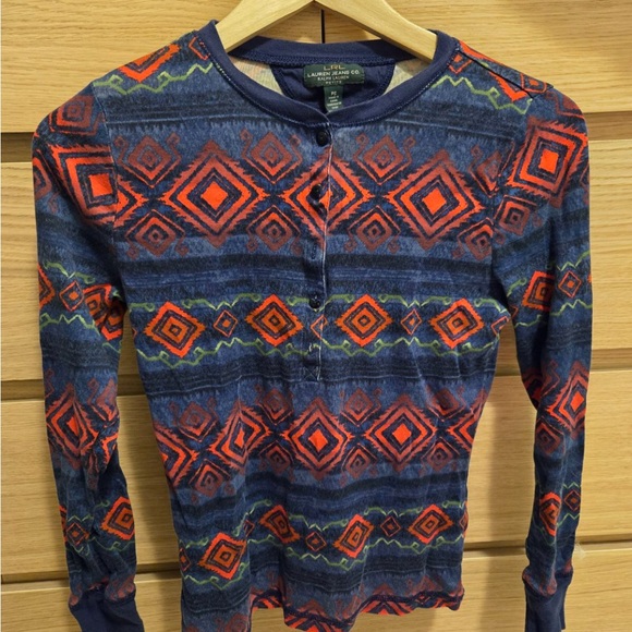 Ralph Lauren Long Sleeve Henley Top Size Small - Picture 5 of 5